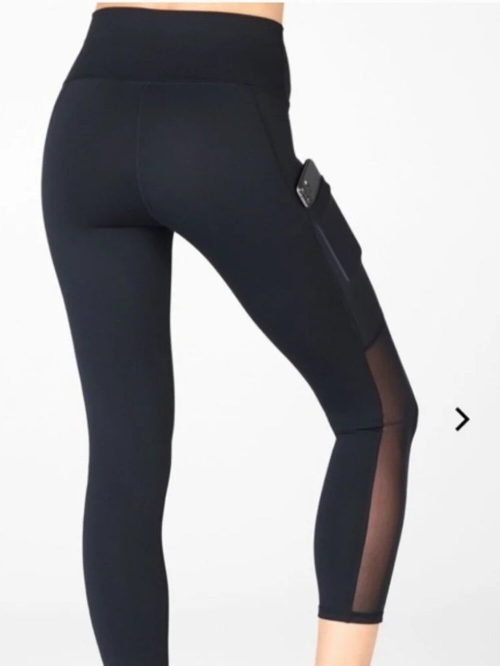 🖤NWT Fabletics Mila PowerHold High-Waisted Pocket Capri Leggings Black XL - Picture 12 of 12